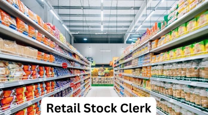 Retail Stock Clerk needed in Canada