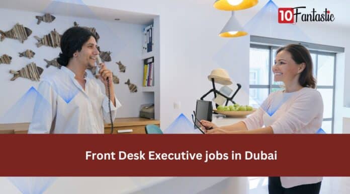Front Desk Executive jobs in Dubai