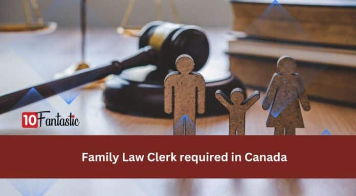 Family Law Clerk required in Canada