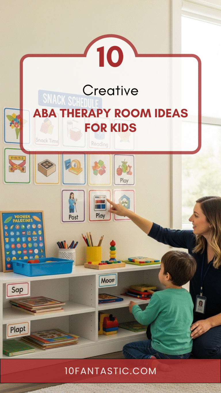 10 Creative ABA Therapy Room Ideas for Kids