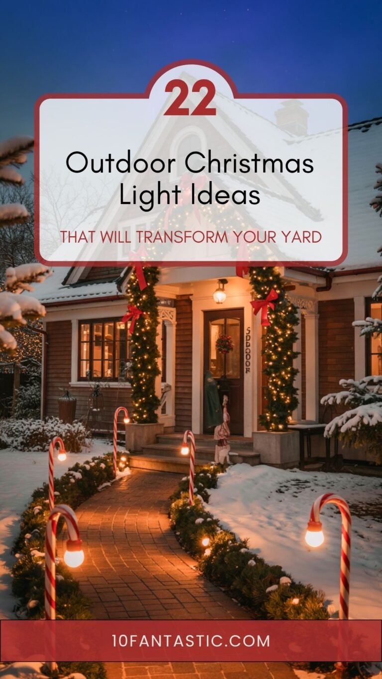 22 Outdoor Christmas Light Ideas That Will Transform Your Yard