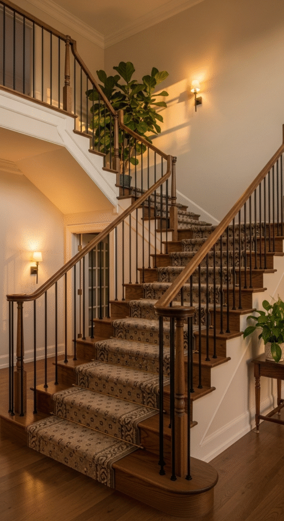 Add a Grand Staircase Touch - 2-Story Foyer Decorating Ideas