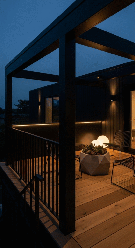Black and Natural Wood for Modern Drama