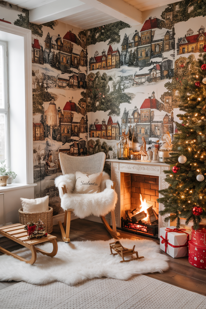 Christmas Village Wallpaper - Christmas Wallpaper Ideas