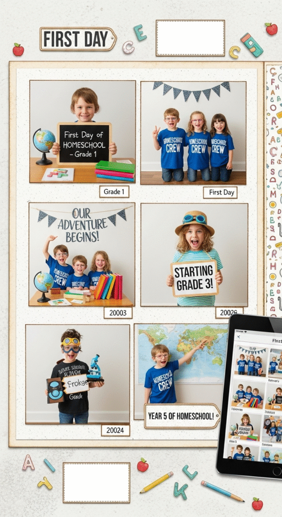 Create a First-Day Photo Tradition