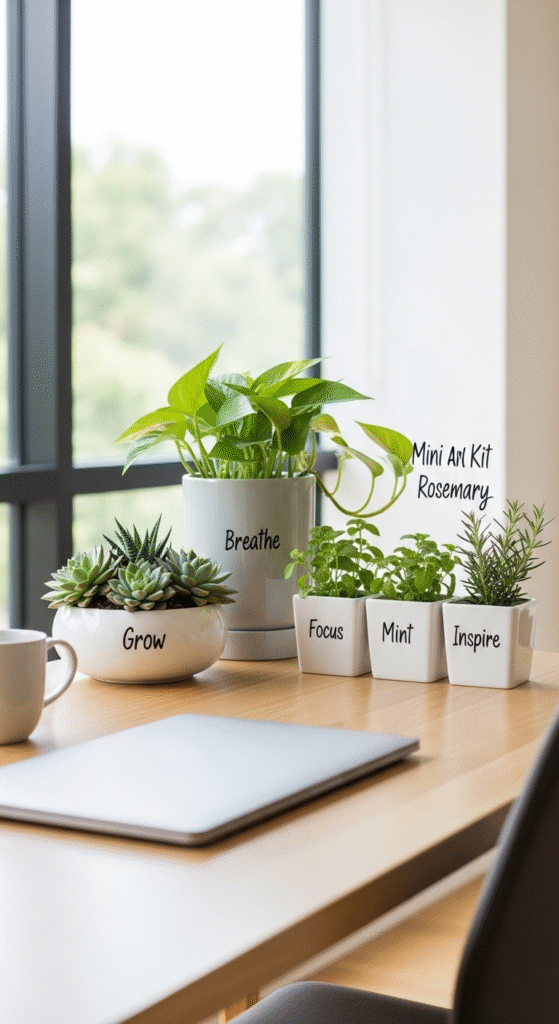 Desk Plant or Mini Garden Kit