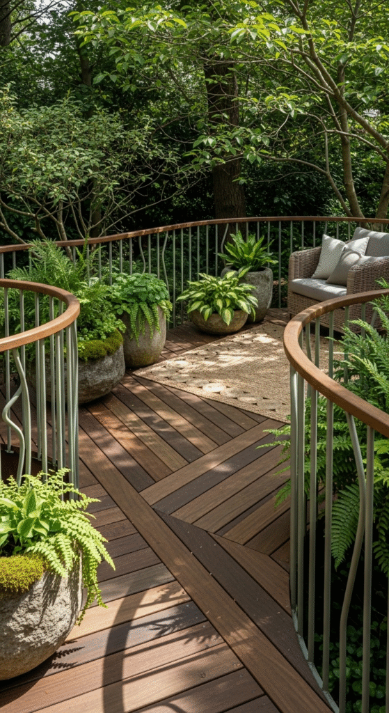 Green and Brown for a Nature-Inspired Retreat