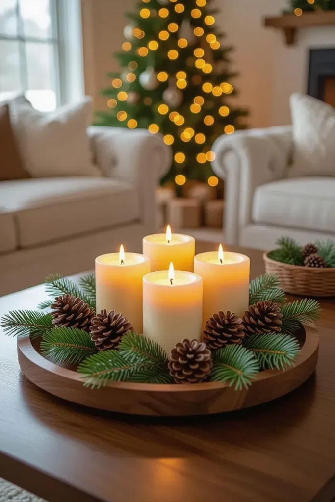 Holiday Scented Candle Cluster