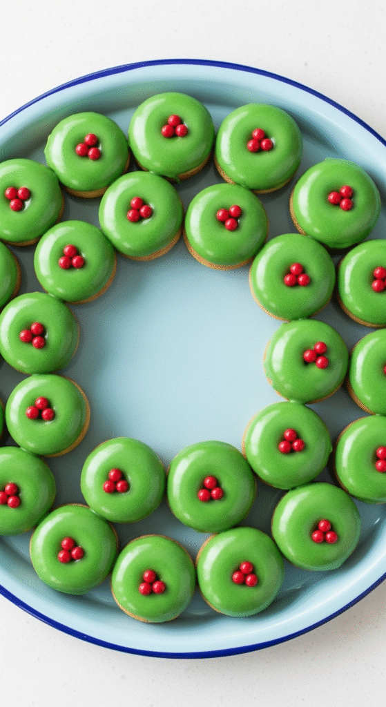 Day Eleven: Mini Wreath Donuts