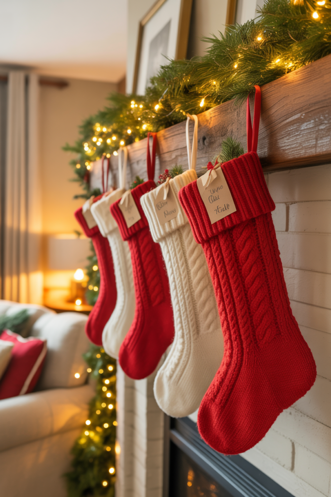 Knit Stocking Wall
