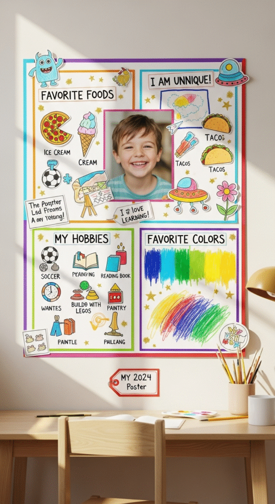 Make an “All About Me” Poster