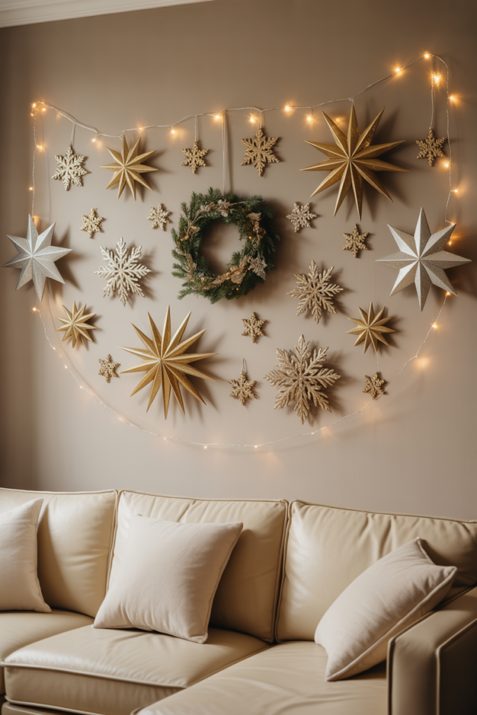 Metallic Accent Wall Decor