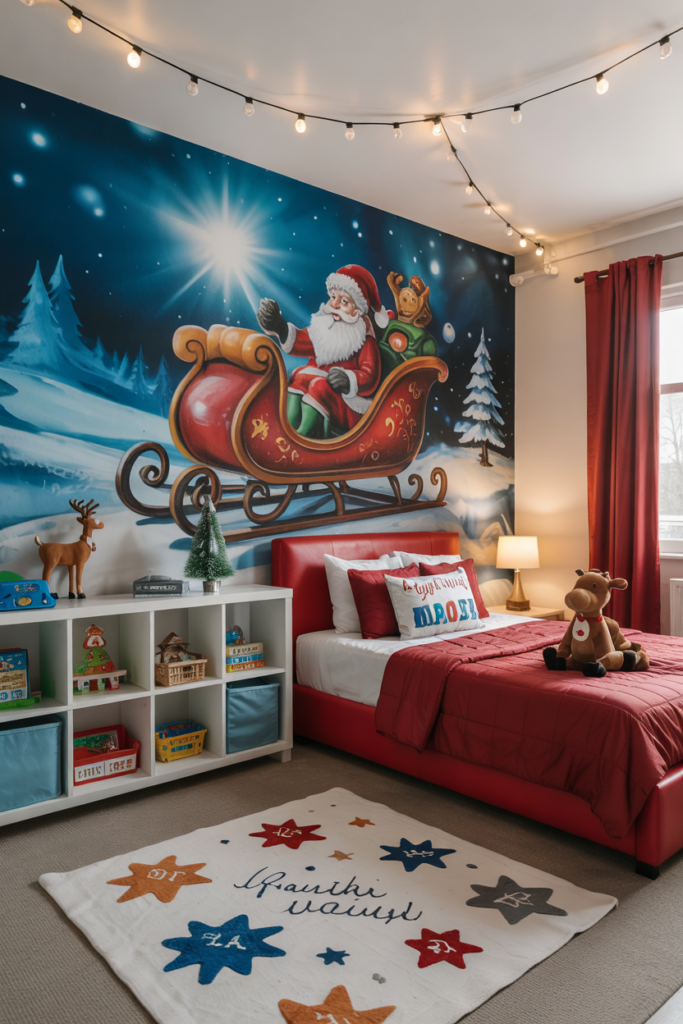 Santa Claus Mural Wallpaper