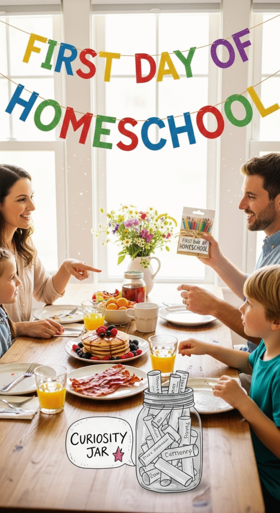 Start with a Welcome Breakfast - 1st Day of Homeschool Ideas