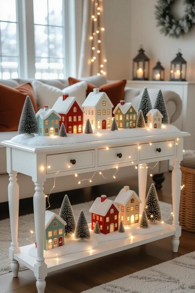 Winter Village Display