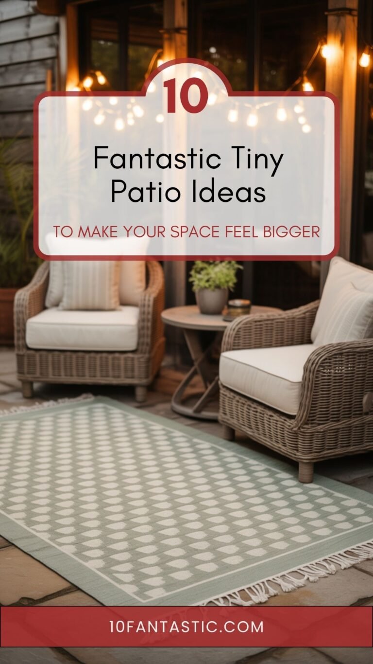 10 Fantastic Tiny Patio Ideas to Make Your Space Feel Bigger
