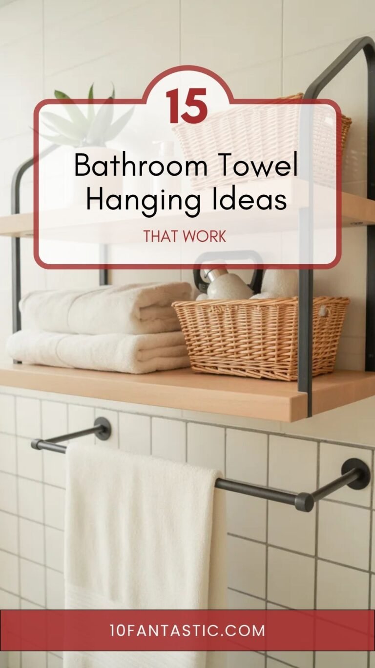 15 Bathroom Towel Hanging Ideas That Work