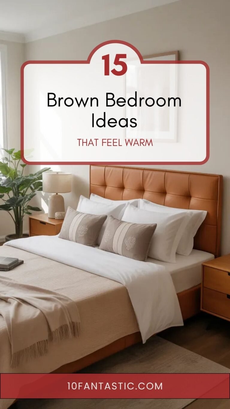 15 Brown Bedroom Ideas That Feel Warm