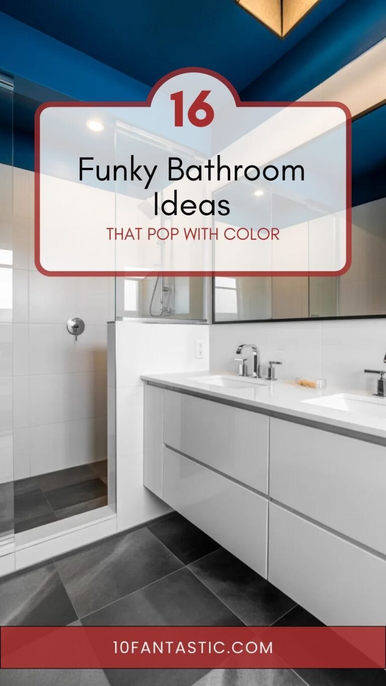 16 Funky Bathroom Ideas That Pop with Color