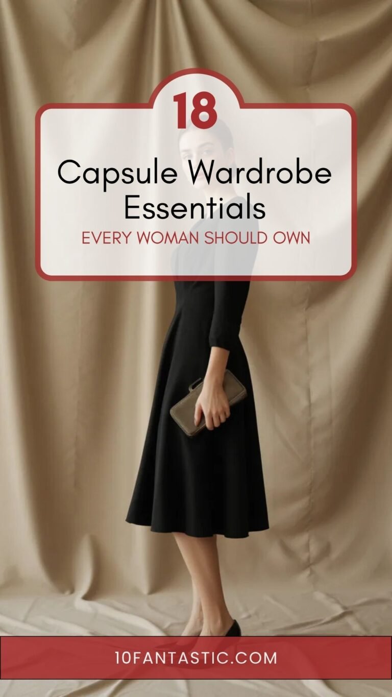18 Capsule Wardrobe Essentials Every Woman Should Own