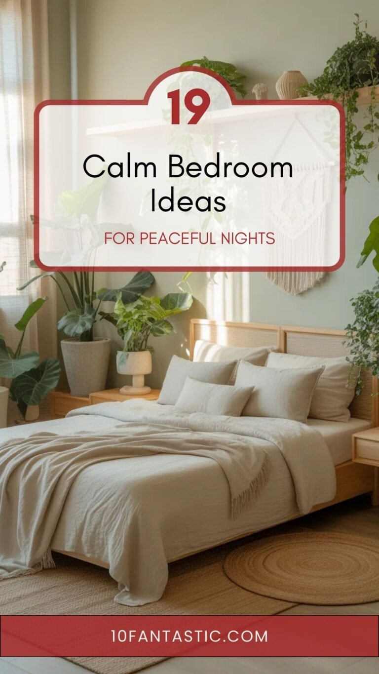 19 Calm Bedroom Ideas for Peaceful Nights