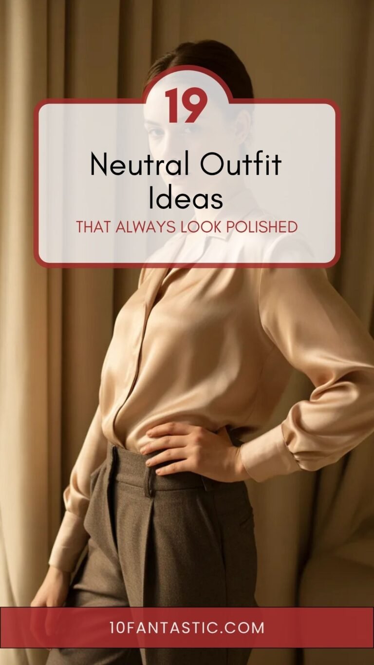 19 Neutral Outfit Ideas That Always Look Polished