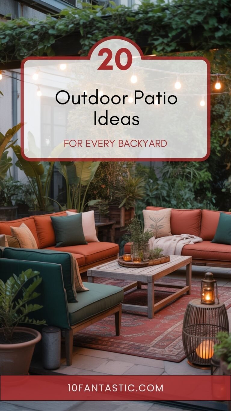 20 Outdoor Patio Ideas for Every Backyard