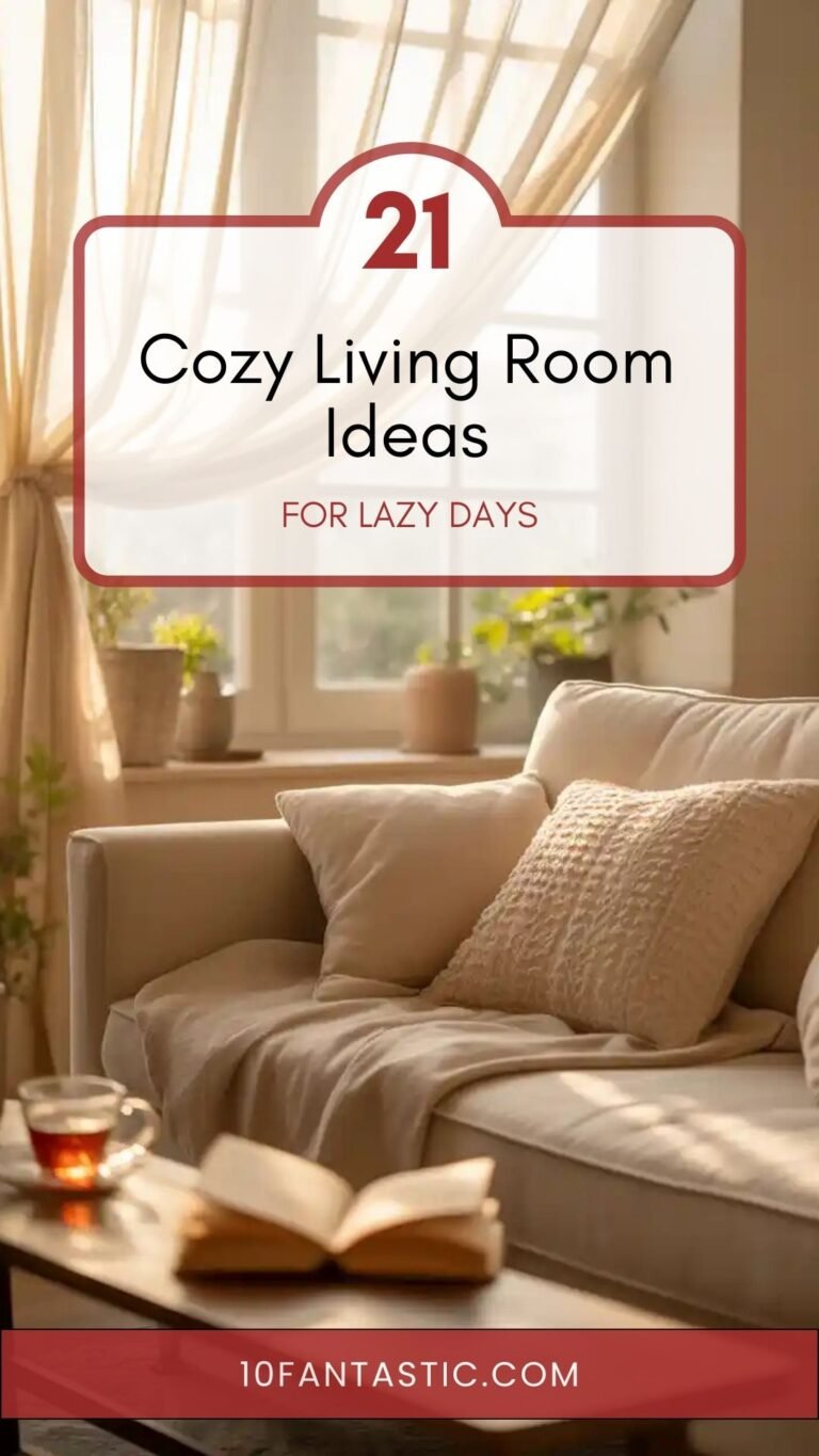 21 Cozy Living Room Ideas for Lazy Days