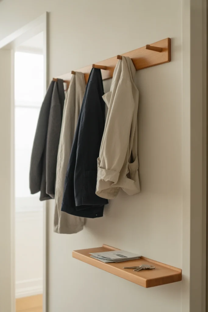 Add Wall Hooks for Function and Style