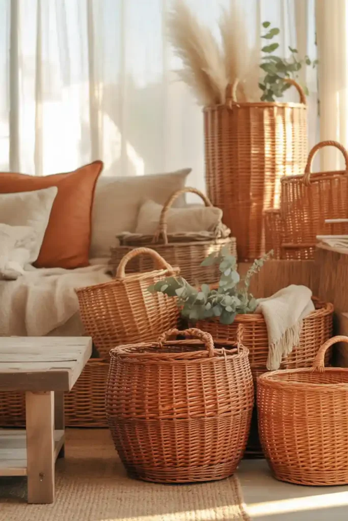 Add Woven Baskets