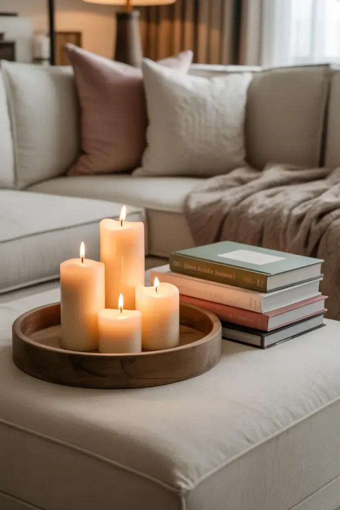 Add a Coffee Table Tray