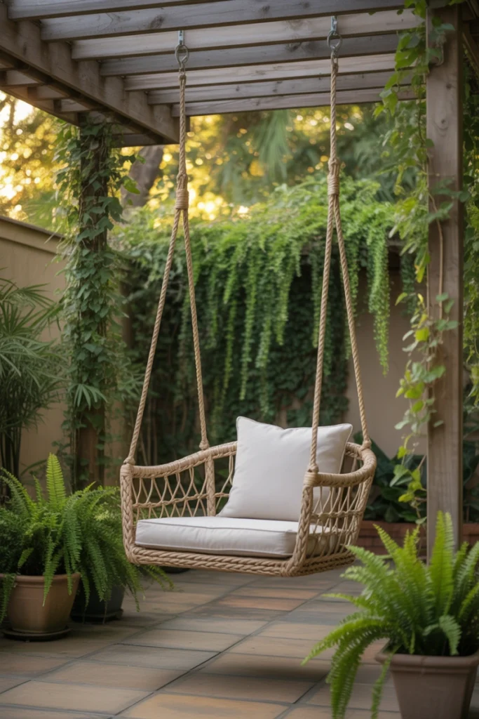 Add a Hammock or Swing Chair