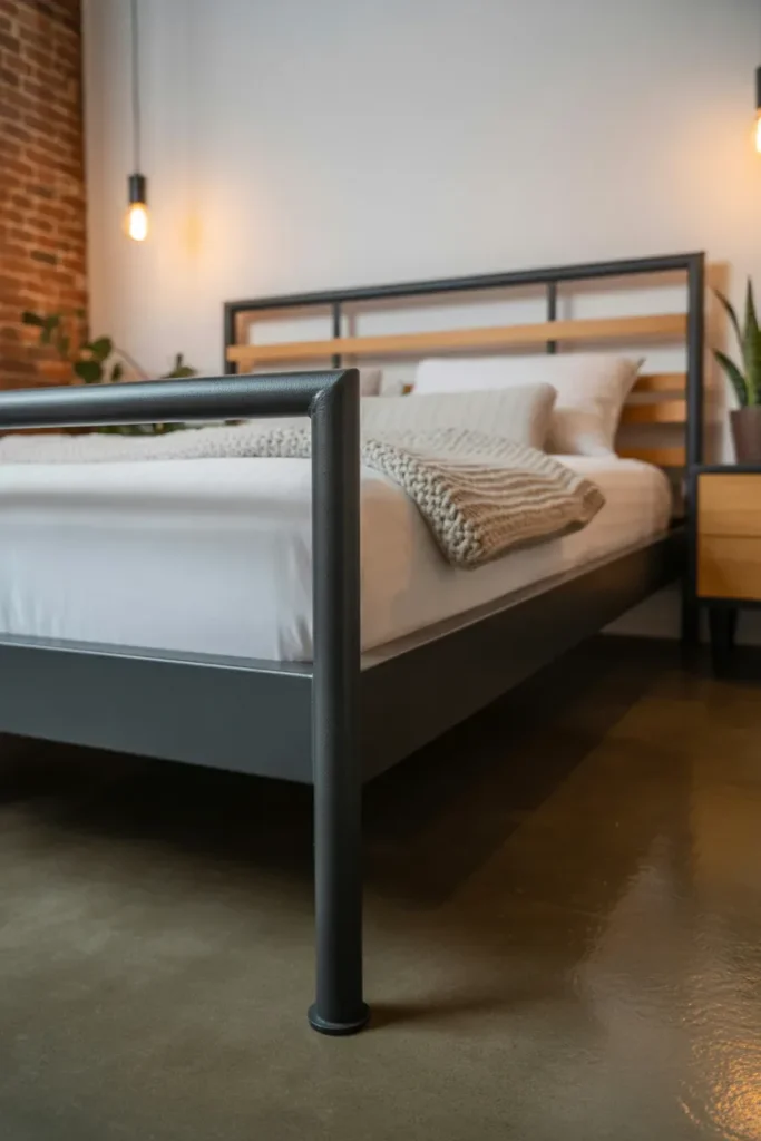 Black Industrial Metal Frame