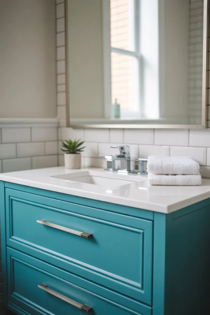 Bright Painted Vanity