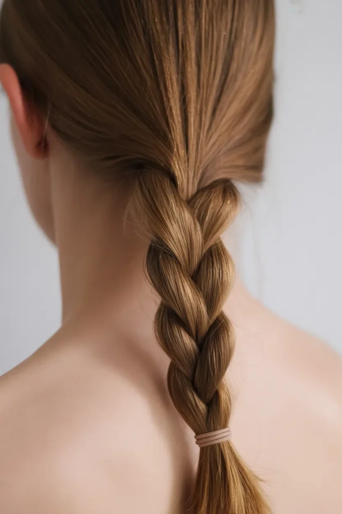 Classic Three-Strand Braid - Braid Hairstyles Inspiration