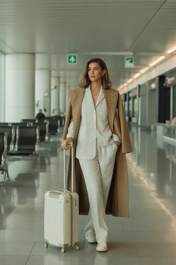 Comfy Two-Piece Lounge Set With Long Coat