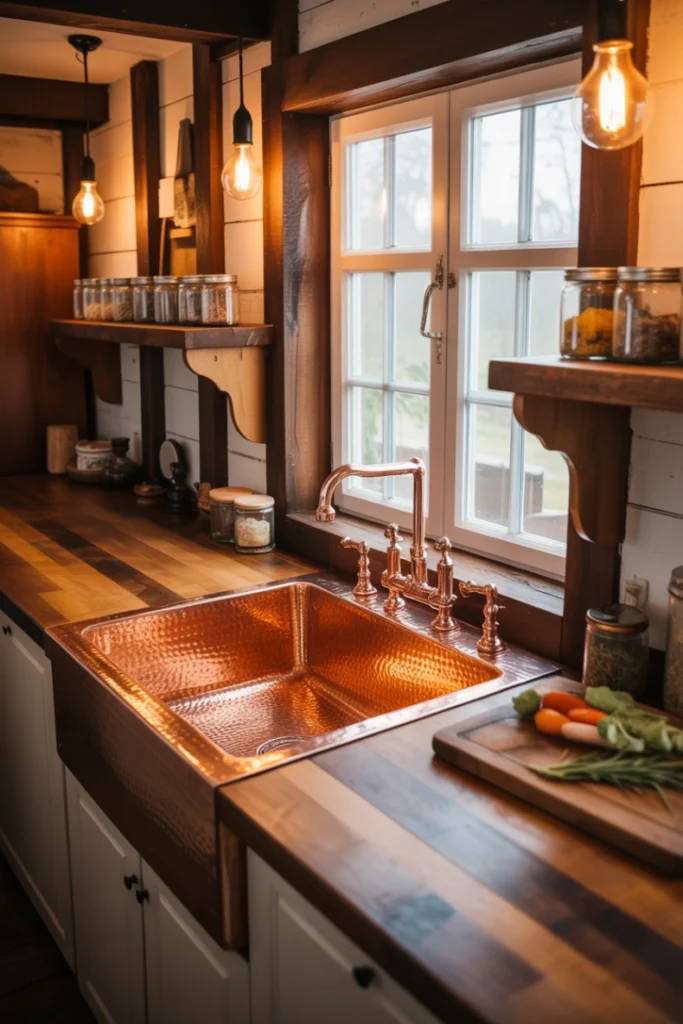Copper Sink for a Warm Glow - Kitchen Sink Ideas