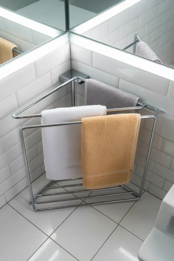 Corner Towel Rack
