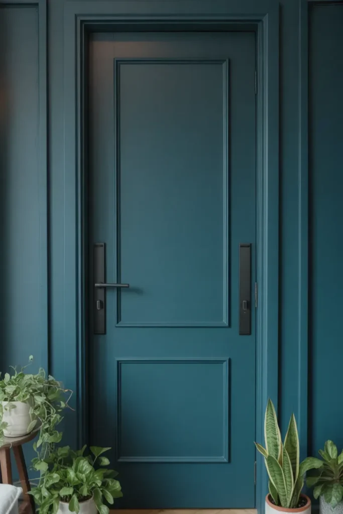 Deep Teal Door