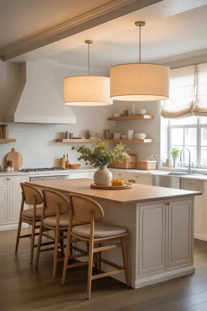 Drum Shades for Soft, Even Light