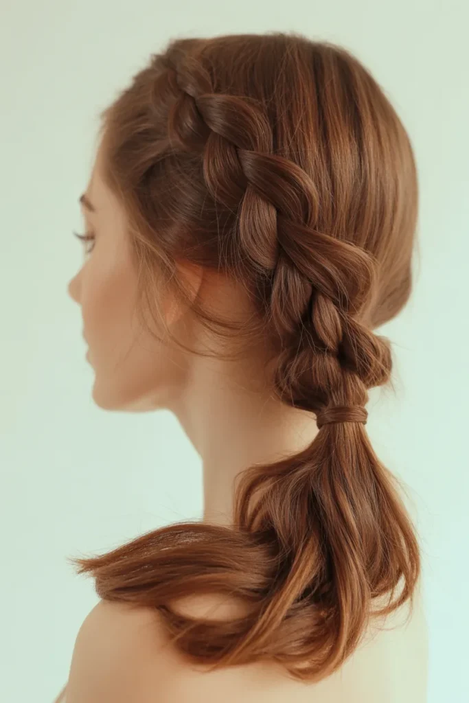 French Braid Ponytail