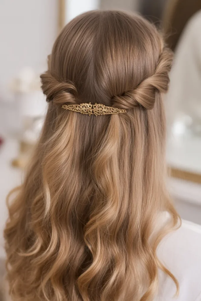 Half-Up Half-Down Twist