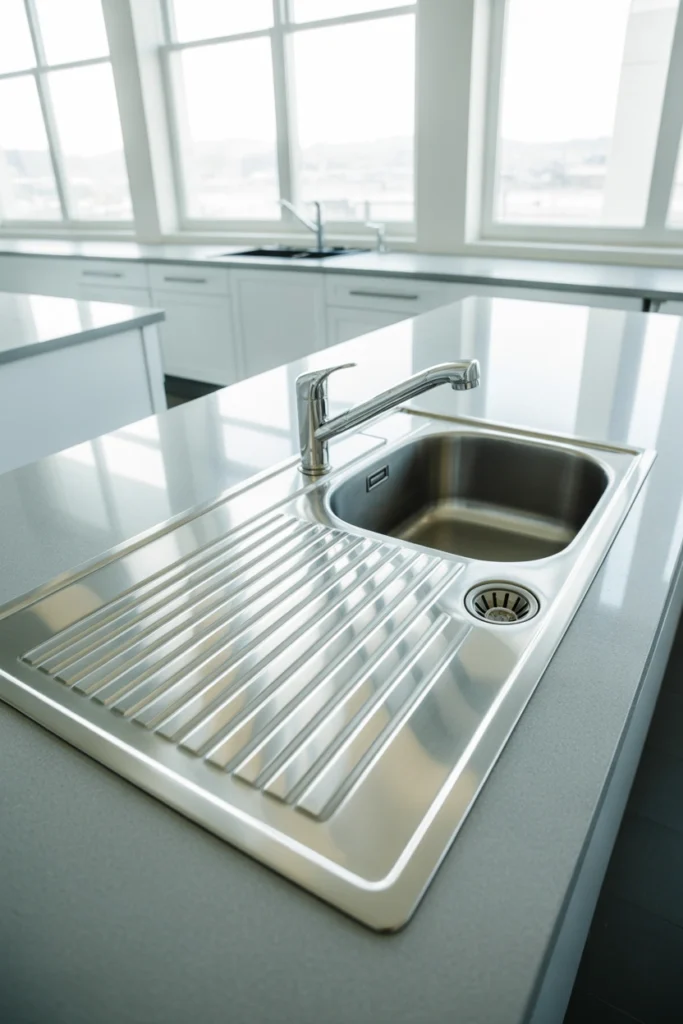 Integrated Drainboard Sink