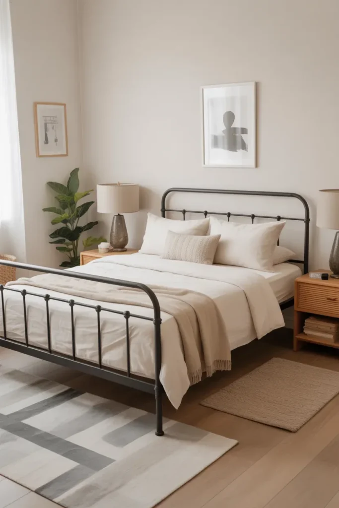 Minimalist Metal Frame With Clean Lines