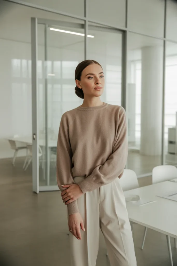 Monochrome Work Outfit