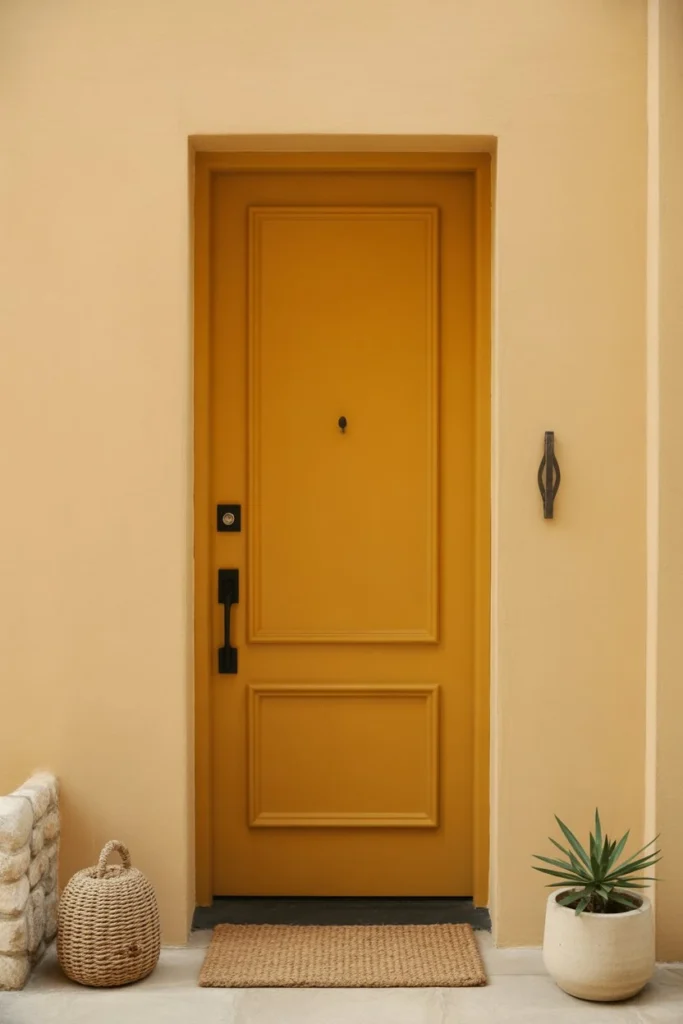 Mustard Yellow Door