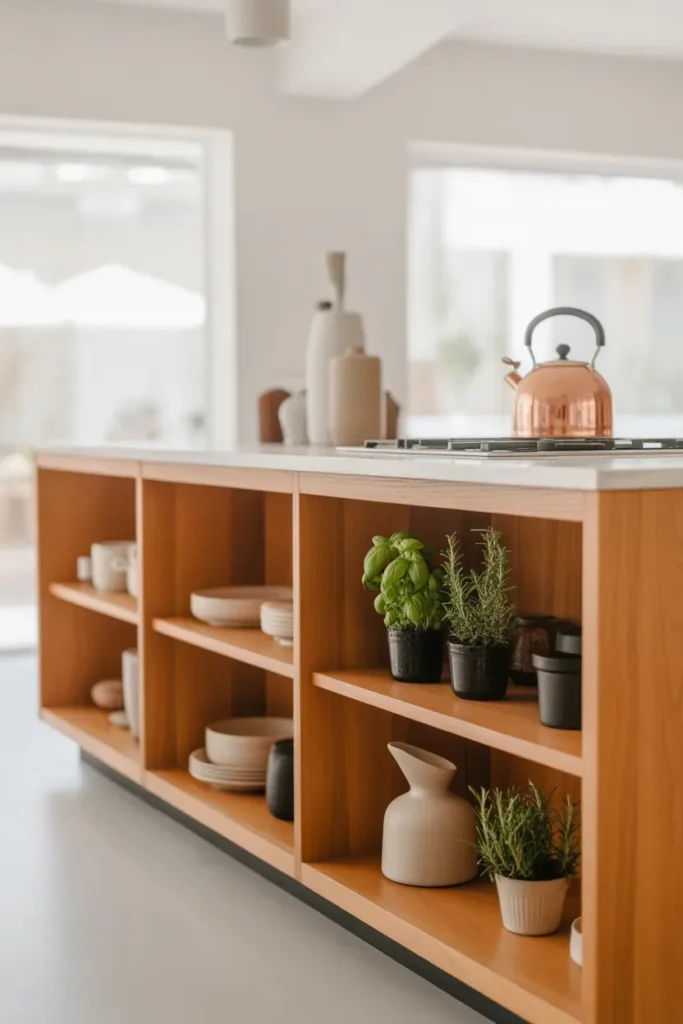 Open Shelving Island