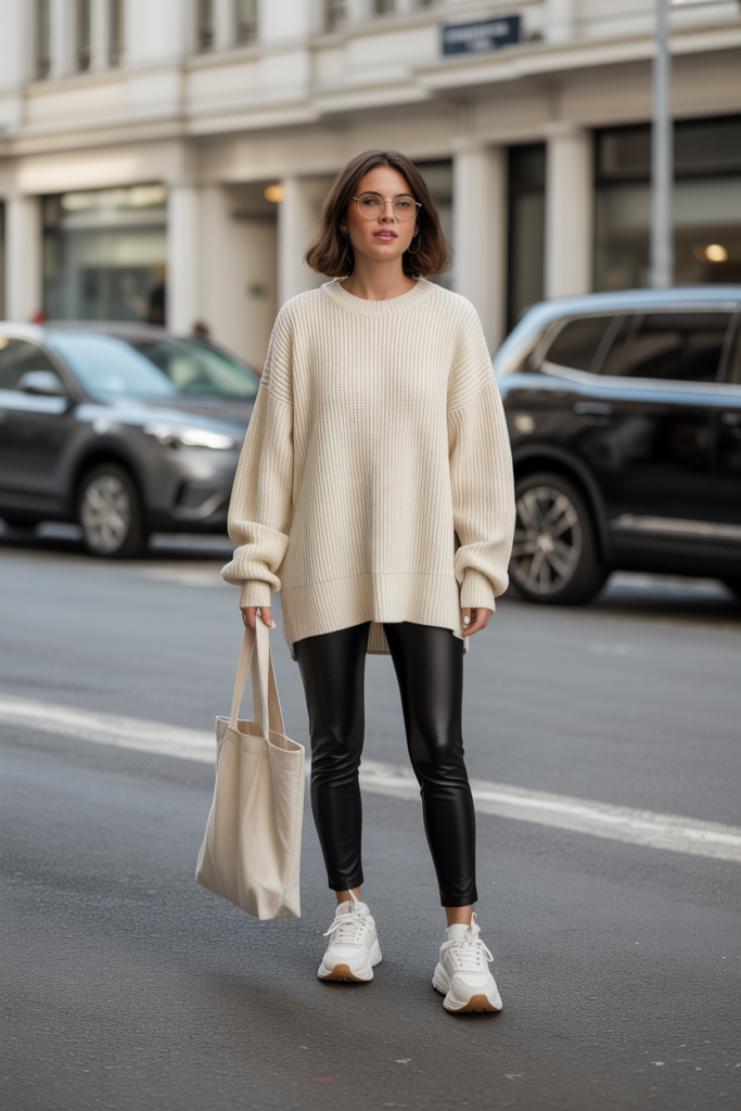 Oversized Sweater with Leggings