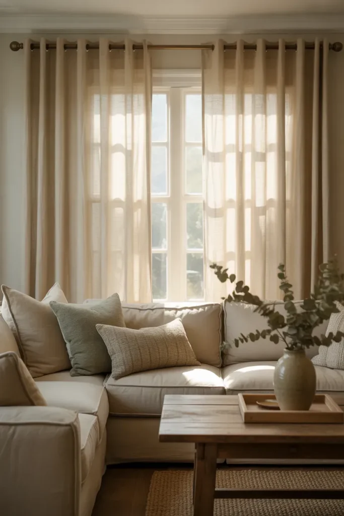 Rod Pocket Curtains for a Clean Look