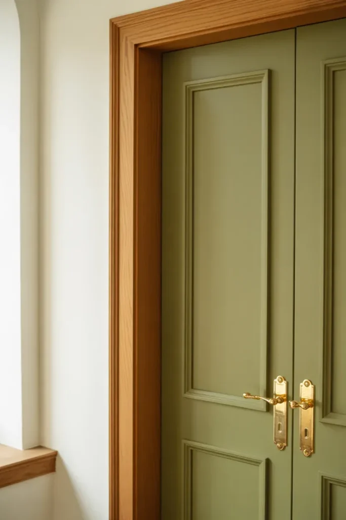 Sage Green Door